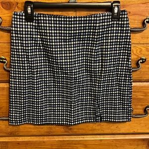 wild fable plaid mini/pencil skirt